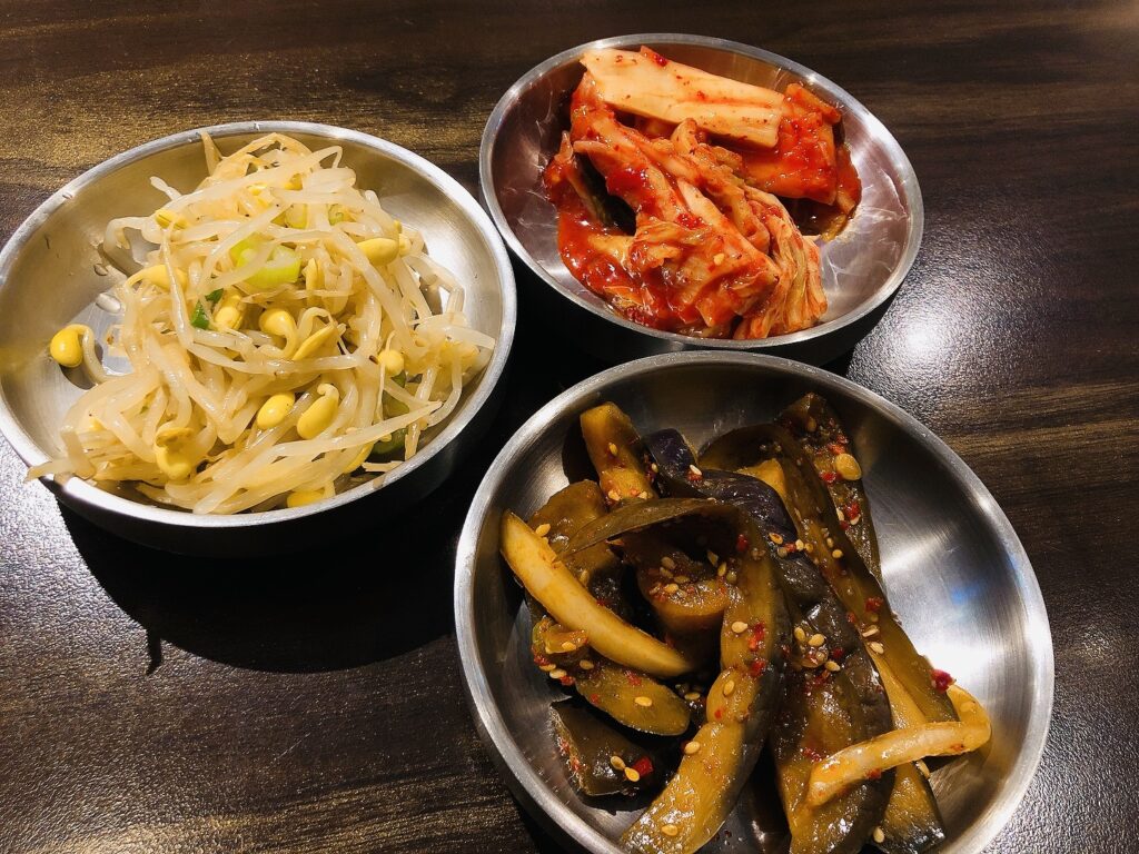 板橋冷麺（パンギョ冷麺）のバンチャン